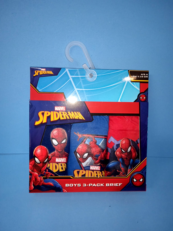 Slip de Spiderman MARVEL Pack x3